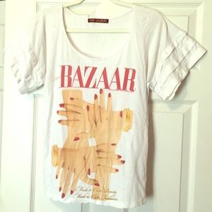 Vintage BAZAAR Trash & Luxury tee!!